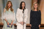 Jaclyn Smith, Kate Jackson, and Cheryl Ladd speak on stage during the 78th Emmy Awards telecast