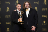 Stephane Rituit and Sebastian Sylwan at the 2021 Creative Arts Emmys, September 11, 2021 in Los Angeles, California.