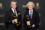 Keith Cunningham and Edward McLoughlin at the 2021 Creative Arts Emmys, September 11, 2021 in Los Angeles, California.