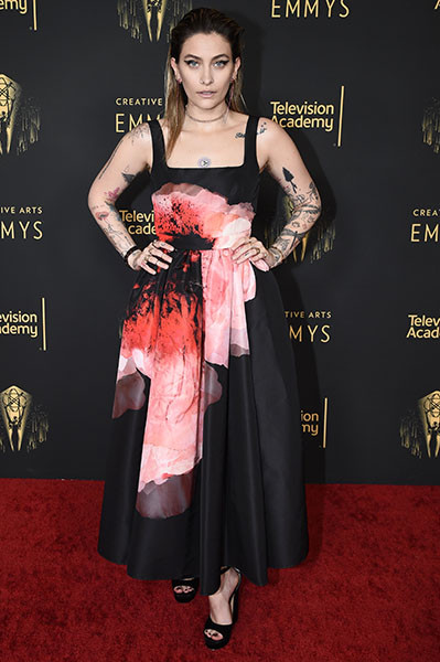 Paris Jackson at the 2021 Creative Arts Emmys, September 11, 2021 in Los Angeles, California.