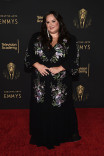 Jana Schmieding speaks to the press at the 2021 Creative Arts Emmys, September 12, 2021 in Los Angeles, California.