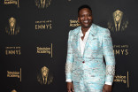 Tituss Burgess speaks to the press at the 2021 Creative Arts Emmys, September 12, 2021 in Los Angeles, California.