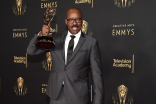 Courtney B. Vance speaks to the press at the 2021 Creative Arts Emmys, September 12, 2021 in Los Angeles, California.