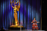 Yvette Nicole Brown presents an award at the 2021 Creative Arts Emmys.