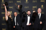 Abbigail Keller, Joseph Kasparian, Enrico Damm and Hal Hickle at the 2021 Creative Arts Emmys, September 12, 2021 in Los Angeles, California.