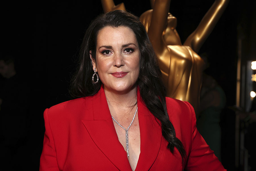 Melanie Lynskey backstage at the 75th Creative Arts Emmy Awards