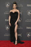 Scheana Shay of Vanderpump Rules backstage at the 75th Creative Arts Emmy Awards
