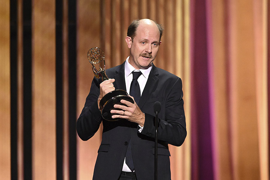 Meybis Ruiz Cruz of Entergalactic accepts the award for Outstanding Individual Achievement In Animation at the 75th Creative Arts Emmy Awards 