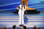 Garcelle Beauvais presents the award at the 76th Creative Arts Emmy Awards