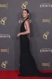 Sophie Skelton poses backstage at the 76th Creative Arts Emmy Awards, Emmy Awards, Creative Arts Emmy Awards