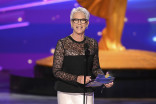 Jamie Lee Curtis presents the award for Outstanding Guest Actor in a Drama Series at the 76th Creative Arts Emmy Awards