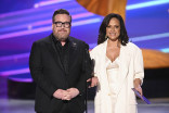 Michael Cyril Creighton and Judy Reyes speak onstage at the 76th Creative Arts Emmy Awards 
