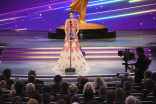 Aria Mia Loberti presenting at the 76th Creative Arts Emmy Awards 