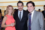 Holly Kopelakis, Shawn Kopelakis, and Jesse Aron at the 67th Los Angeles Area Emmy Awards July 25, 2015, at the Skirball Cultural Center in Los Angeles, California.