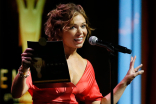 Lauren Sivan onstage at the 67th Los Angeles Area Emmy Awards July 25, 2015, at the Skirball Cultural Center in Los Angeles, California.