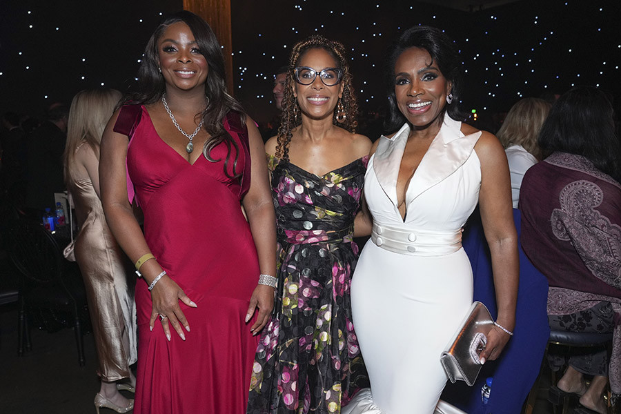 Sheryl Lee Ralph from Abbott Elementary and guests at the 75th Emmy Awards Governors Gala