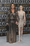 Cindy Chupack and Olivia Wallach on the red carpet at the 75th Emmy Awards