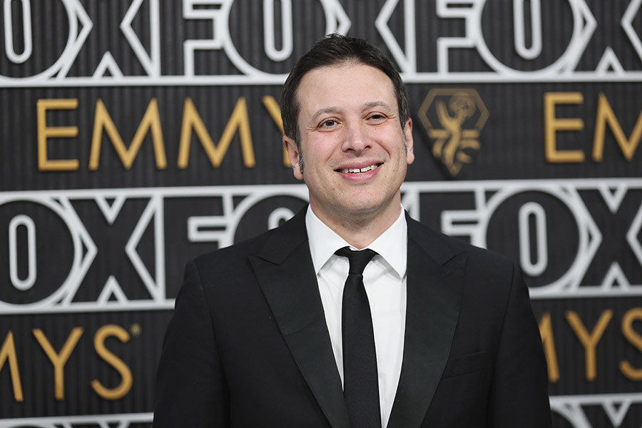 Duffy Boudreau from Barry on the red carpet at the 75th Emmy Awards