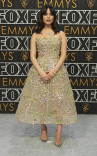 Jenna Ortega from Wednesday on the red carpet at the 75th Emmy Awards 