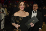 Dara Schnapper from Succession at the 75th Emmy Awards Governors Gala 