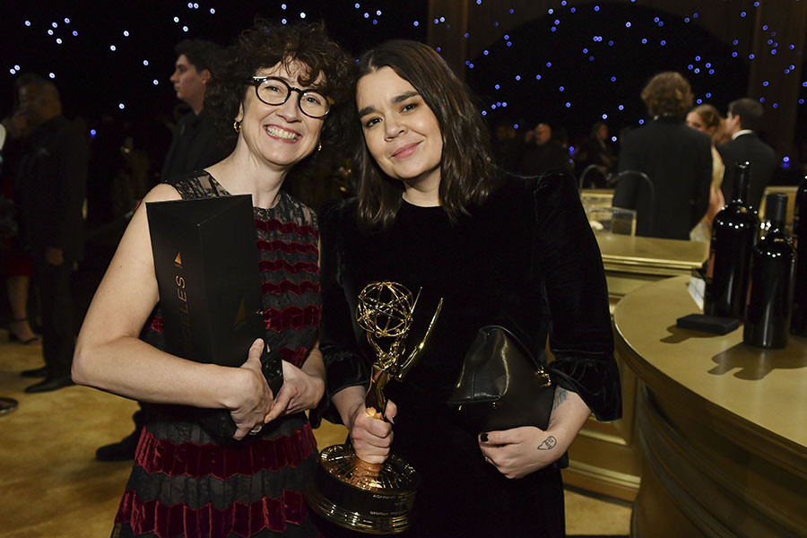 Georgia Pritchett from Succession and guest at the 75th Emmy Awards Governors Gala 