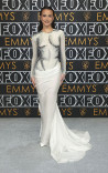 Emma Brooks on the red carpet at the 75th Emmy Awards