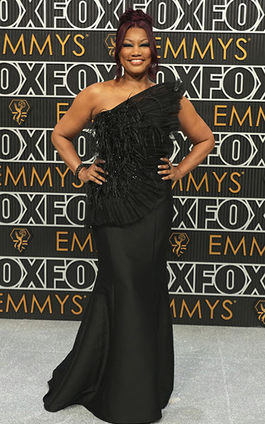 Garcelle Beauvais from Survival of the Thickest on the red carpet at the 75th Emmy Awards