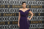 Aida Rodriguez on the red carpet at the 75th Emmy Awards