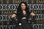 Tisha Campbell from Martin on the red carpet at the 75th Emmy Awards
