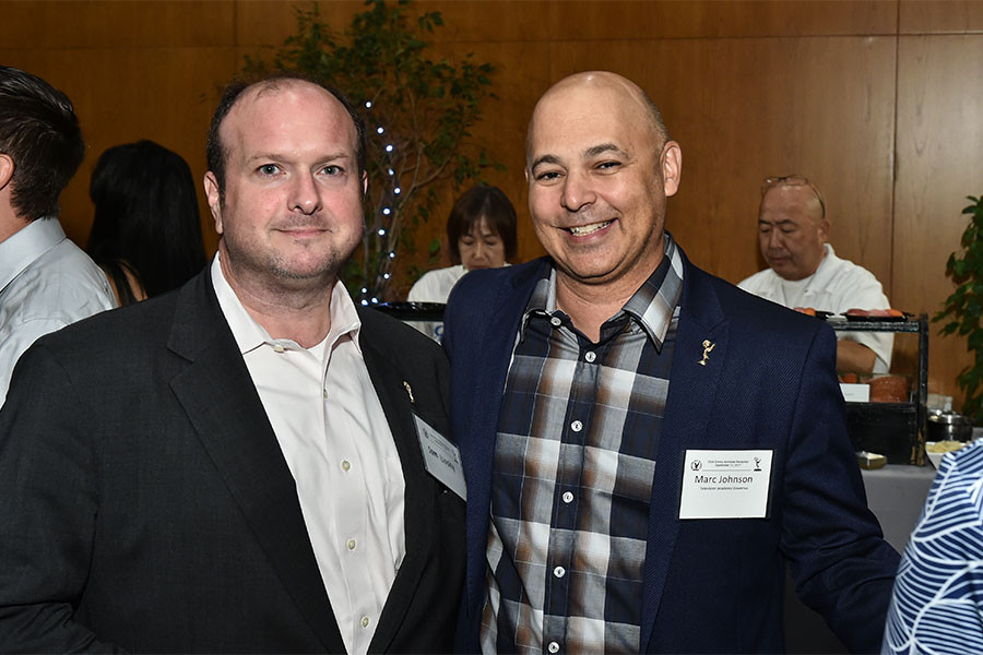 Sam Linsky Television Academy Governors Sam Linsky and Marc Johnson are seen at ...