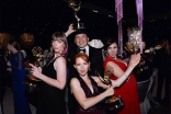 Alexandra Edwards, Bernie Su, Tracey Bitterolf, and Tamara Krinsky at the 2015 Creative Arts Ball.
