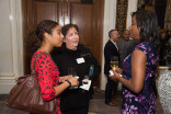 Alisha Laventure, Marian Massaro, and Sharon Frances Moore at the New York Networking Night Out, November 13, 2015 at the St. Regis in New York City.