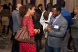 Alisha Laventure and Nnamdi Nwasa at the New York Networking Night Out, November 13, 2015 at the St. Regis in New York City.