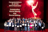 The 2016 nominees at the Sound Editing and Sound Mixing nominee reception, September 8, 2016 at the Saban Media Center in North Hollywood, California.