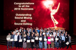 The 2016 nominees at the Sound Editing and Sound Mixing nominee reception, September 8, 2016 at the Saban Media Center in North Hollywood, California.