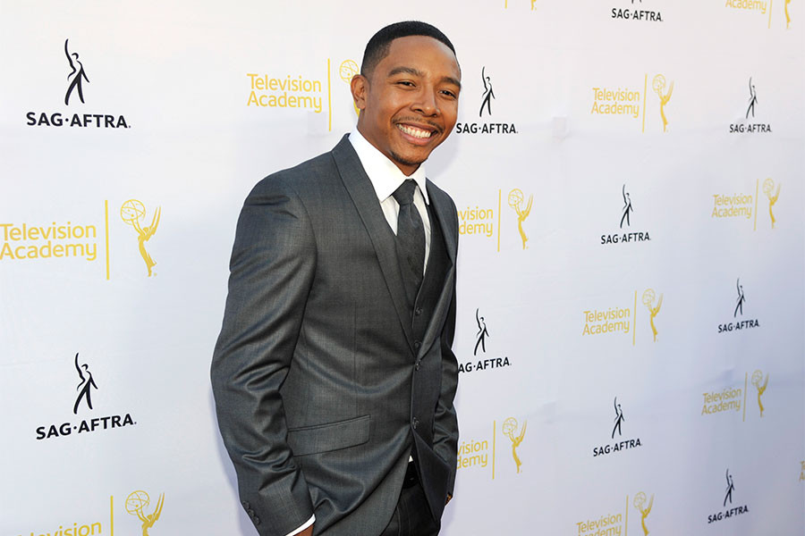 Actor Allen Maldonado arrives at Dynamic and Diverse: A 66th Emmy Awards Celebration of Diversity in the NoHo Arts District.