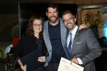 Allison Jones, Timothy Simons, and Ben Harris at the Casting and Music Nominee Receptions, September 8, 2016 at the Montage in Beverly Hills, California.