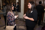 Allyson Barka and Mindy Peretz at the New York Networking Night Out, November 13, 2015 at the St. Regis in New York City.