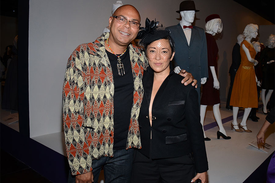 Costume designer Alonzo Wilson (The Wire) and Masters of Sex designer Ane Crabtree.