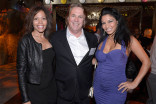 Andre Meryl, Vince Deadrick Jr. and Chrystal Santos at the Stunts Nominee Reception in North Hollywood, California.