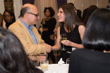 Andy Goldman and Rachel Pierce at the New York Networking Night Out, November 13, 2015 at the St. Regis in New York City.