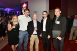 Anika Hayes, Michael Kneely, David raines, Frank Morrone, and Yuri Gorbachow at the Sound Editing and Sound Mixing nominee reception, September 8, 2016 at the Saban Media Center in North Hollywood, California.