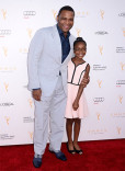 Anthony Anderson and Marsai Martin at the Performers Nominee Reception September 19, 2015, at the Pacific Design Center in Los Angeles, California.