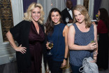 Ariane Von Camp, Arielle Amsalem, and Nicole Potter at the New York Networking Night Out, November 13, 2015 at the St. Regis in New York City.