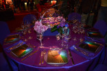 66th Emmy Awards Governors Ball table settings.