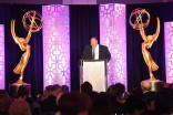 Barry Zegel, Engineering Emmy Awards Committee Chair, speaks at the 69th Engineering Emmy Awards at the Loews Hollywood Hotel on Wednesday, October 25, 2017 in Hollywood, California. 