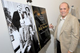 Bob Newhart signs a show poster at The Rise of the Cerebral Comedy: A Conversation with Bob Newhart, presented Tuesday, Aug. 8, 2017, at the Television Academy&#039;s Wolf Theater at the Saban Media Center in North Hollywood, California. 