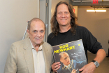 Bob Newhart and Television Academy governor Tony Carey at The Rise of the Cerebral Comedy: A Conversation with Bob Newhart, presented Tuesday, Aug. 8, 2017, at the Television Academy&#039;s Wolf Theater at the Saban Media Center in North Hollywood, California.