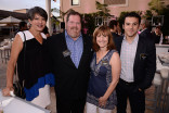 Lupe Boyd with Television Academy governors Scott Boyd, Susan Nessanbaum-Goldberg, and Fred Savage at the 2015 Choreography Nominee Reception, August 30, 2015, at the Montage in Beverly Hills.