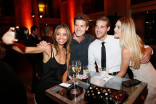 Brytni Sarpy, Robert Palmer-Watkins, Logan Luedtke, and Hayley Erin at the Daytime Peer Group celebration August 26, 2015, at the Montage in Beverly Hills, California.